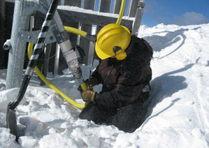 image showing snowmaker connecting hose