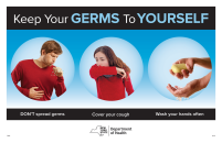 Keep Your Germs to Yourself (poster)