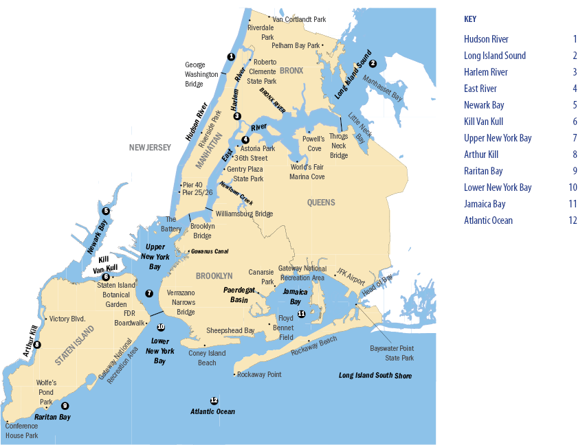 Map of the New York City Region