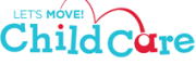 Let's move! Child Care Logo