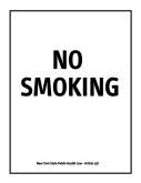 Text - No Smoking