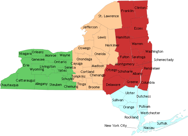 new york state regions map New York State Department Of Health Infection Control Provider new york state regions map
